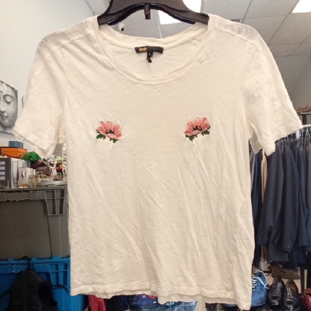 Maje Patch Embroidery Shirt